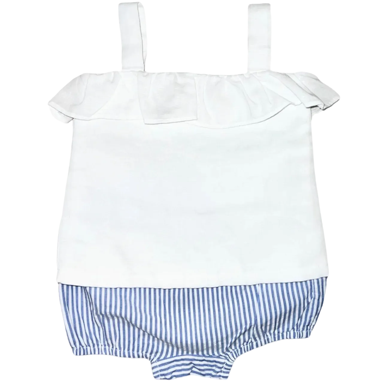 Millie Ruffle Bloomer Set – Sea Island Seersucker