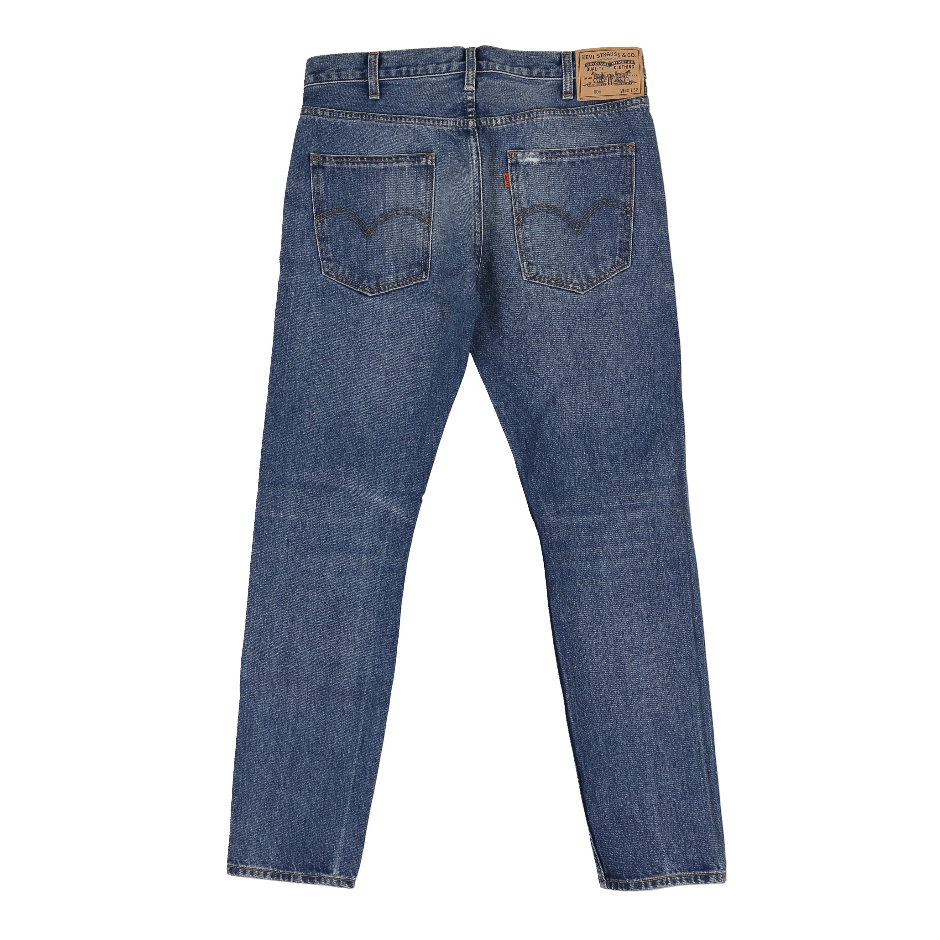 New Sample Levis LVC 606 Big E Orange Tab Denim Jeans