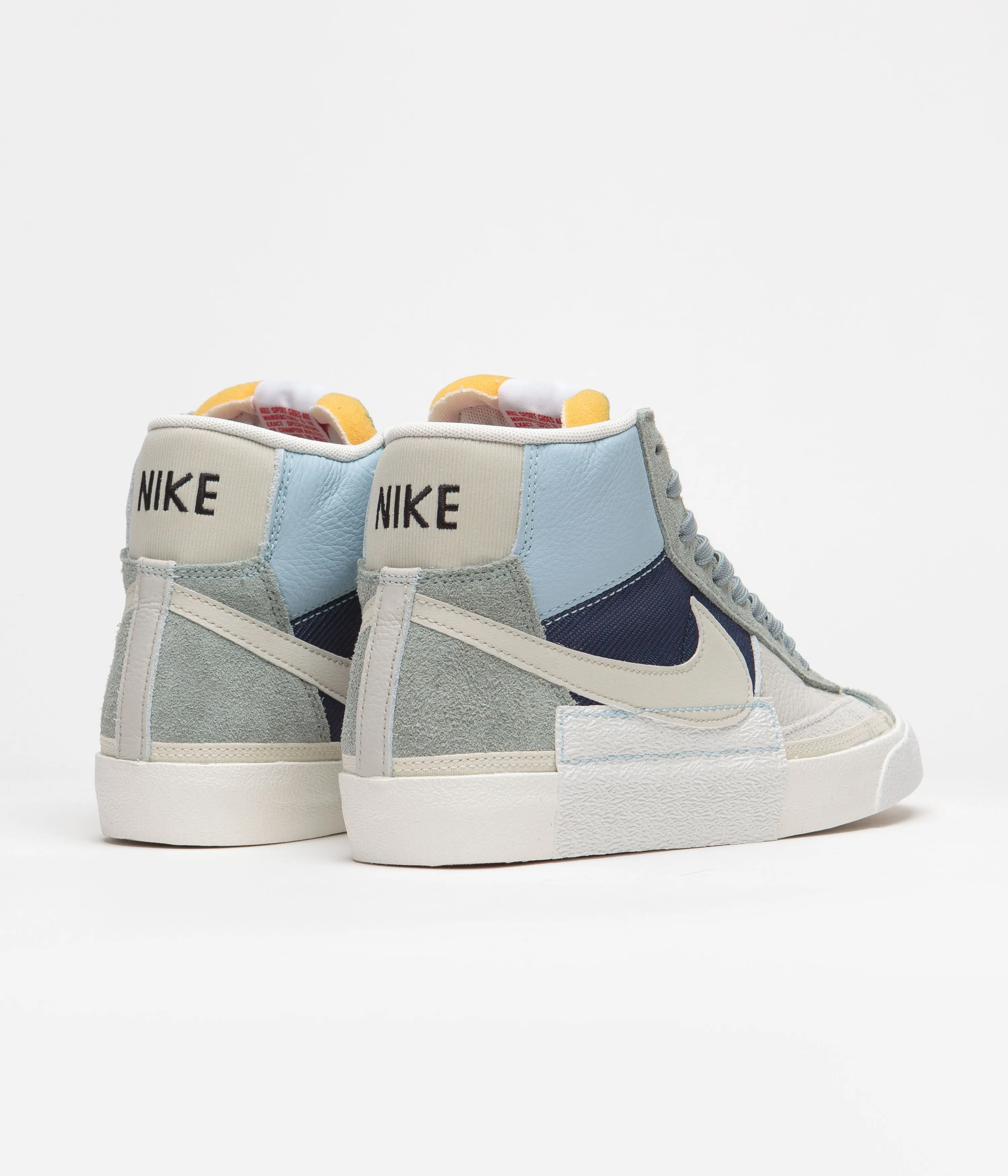 Nike Blazer Mid Pro Club Shoes - Mica Green / Light Bone - Midnight Navy