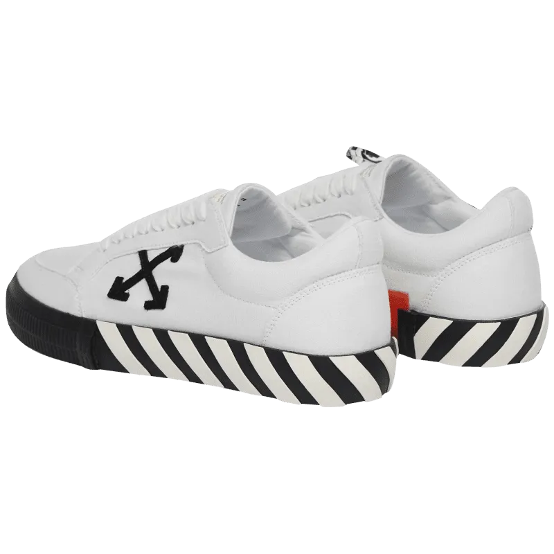 Off-White Vulcanized Low Canvas White Black