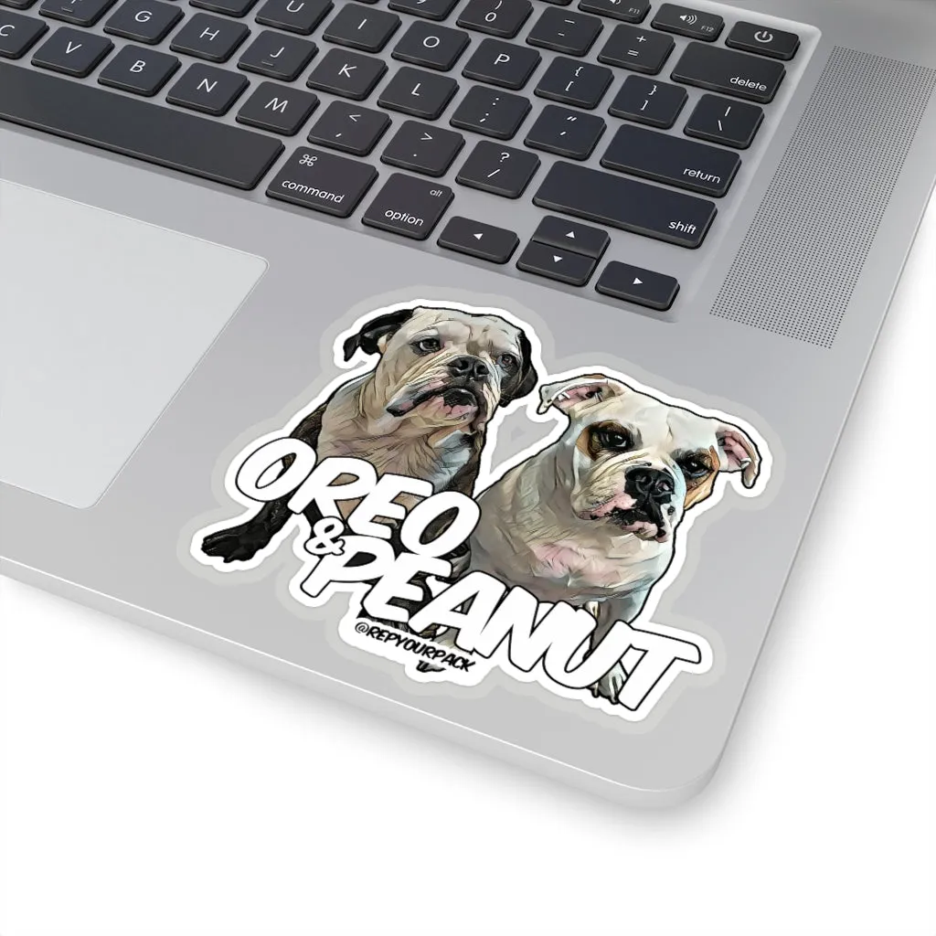 Oreo & Peanut Stickers