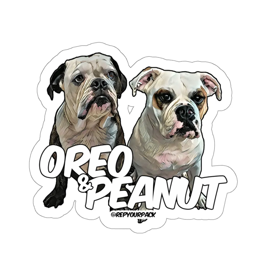 Oreo & Peanut Stickers