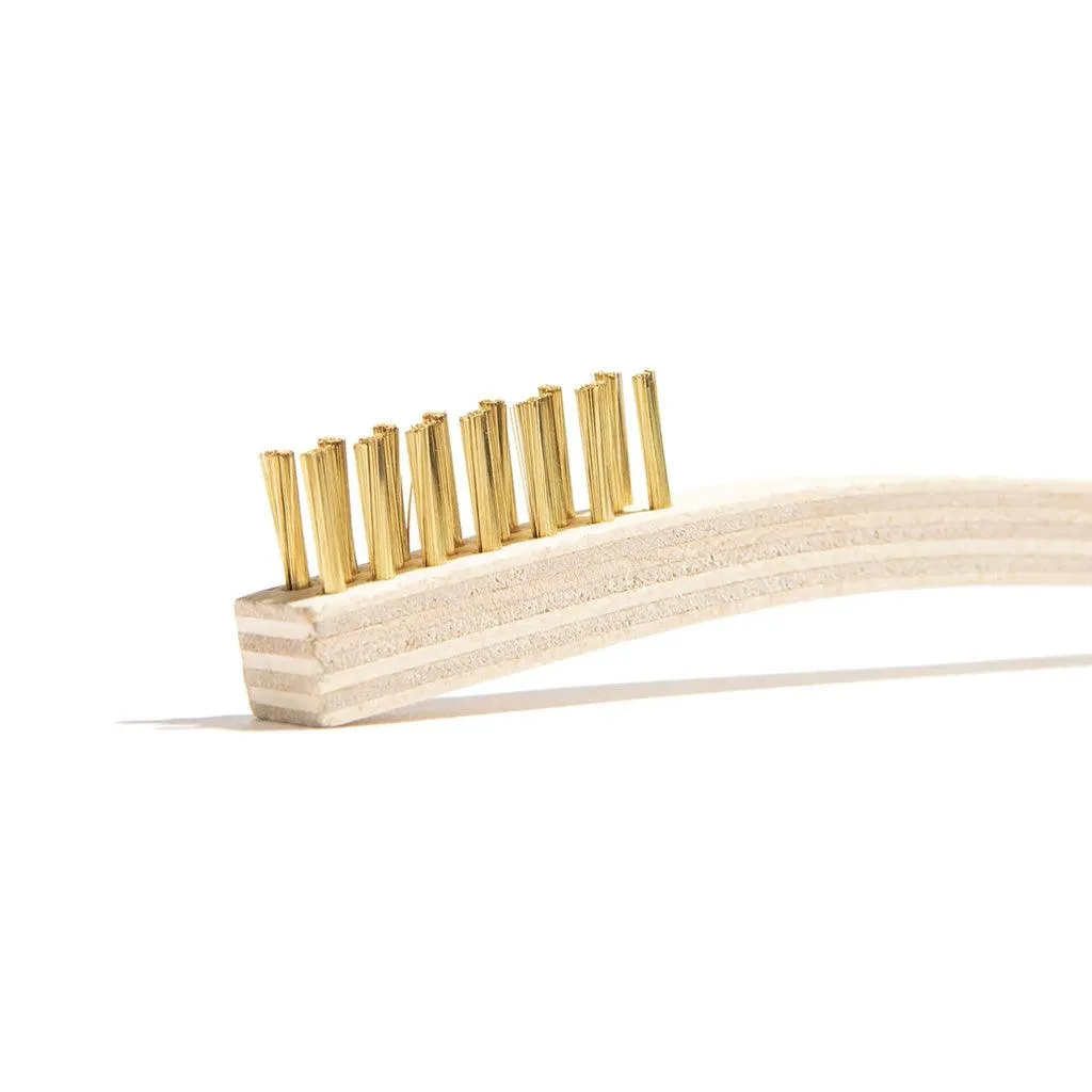 Otter Wax Brass Scrub Brush