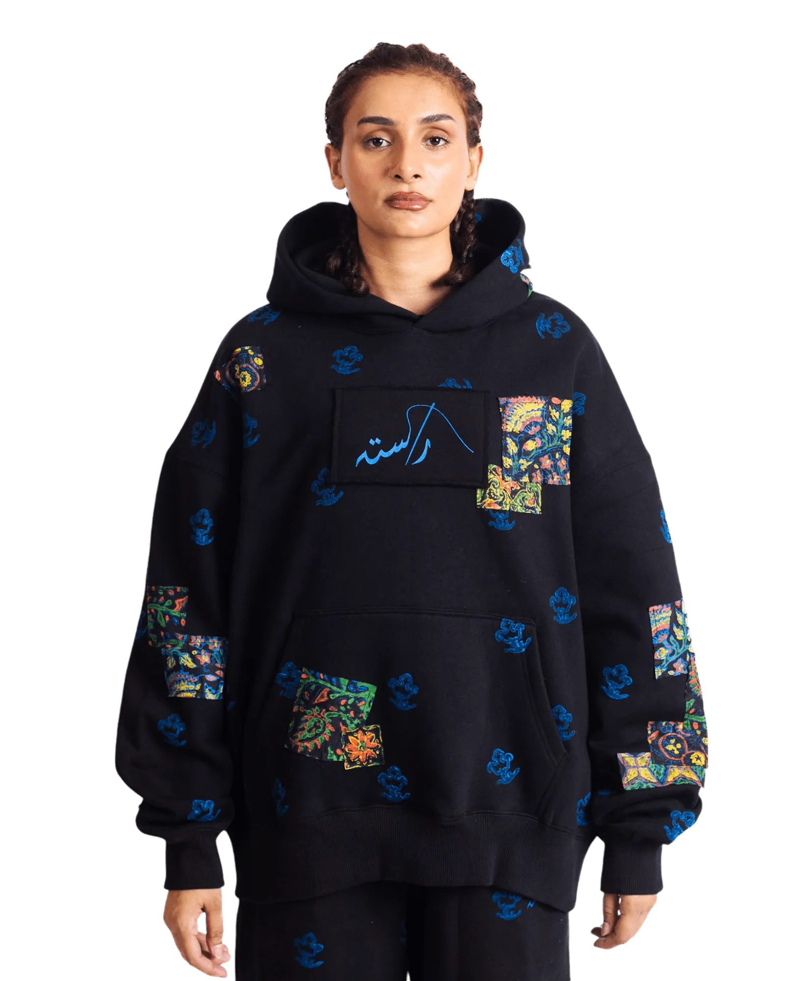 PATCHWORK BLOCKPRINT HOODIE V5