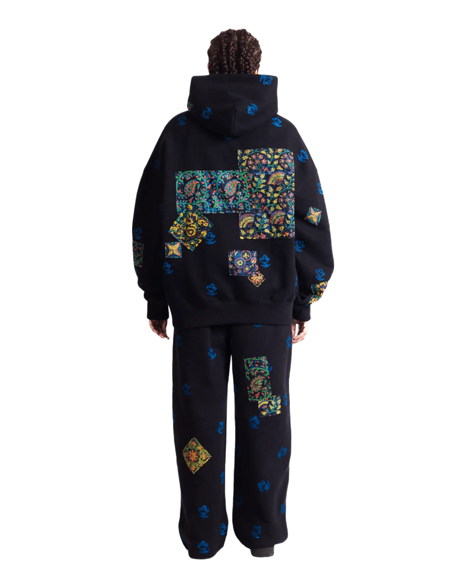 PATCHWORK BLOCKPRINT HOODIE V5