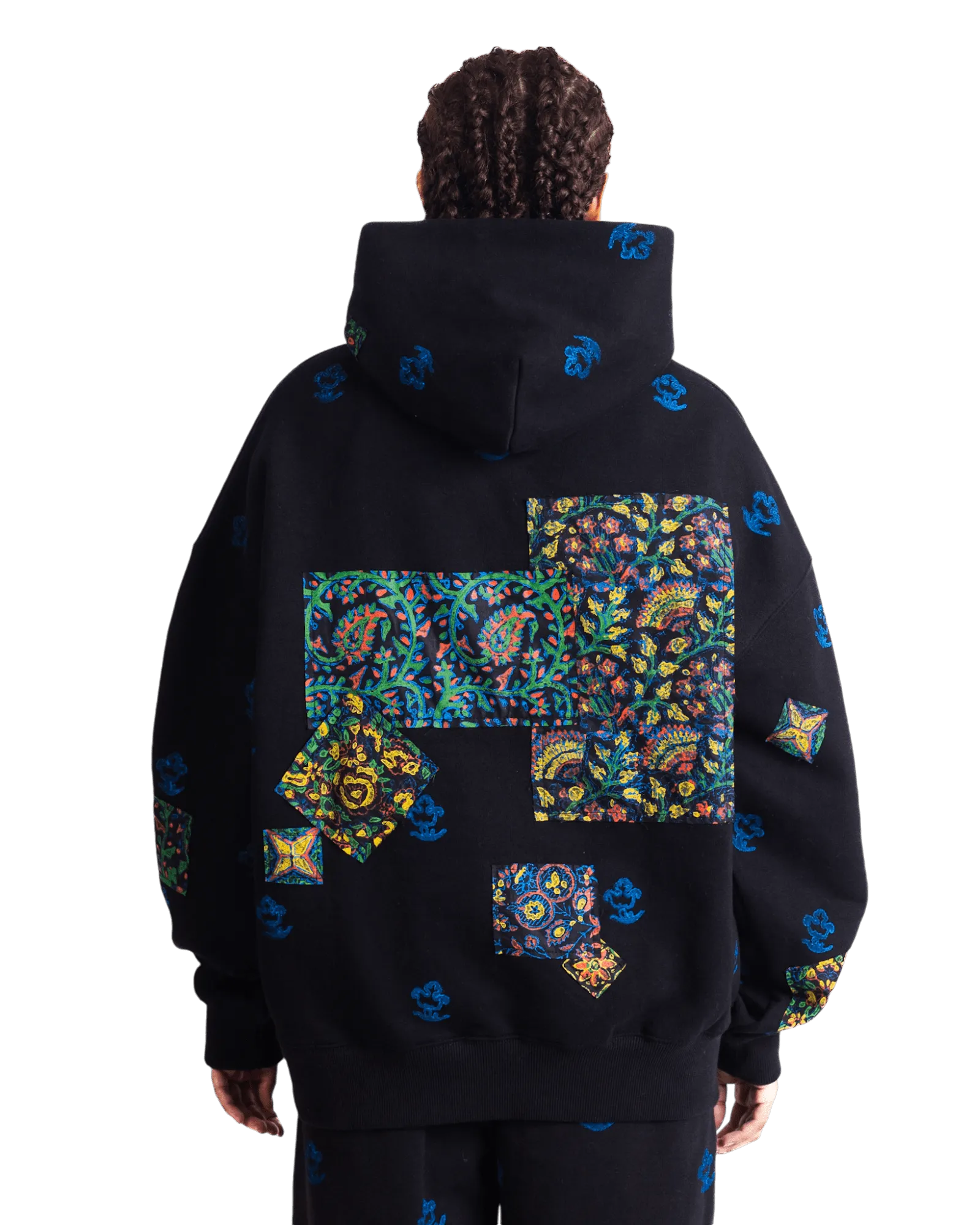 PATCHWORK BLOCKPRINT HOODIE V5