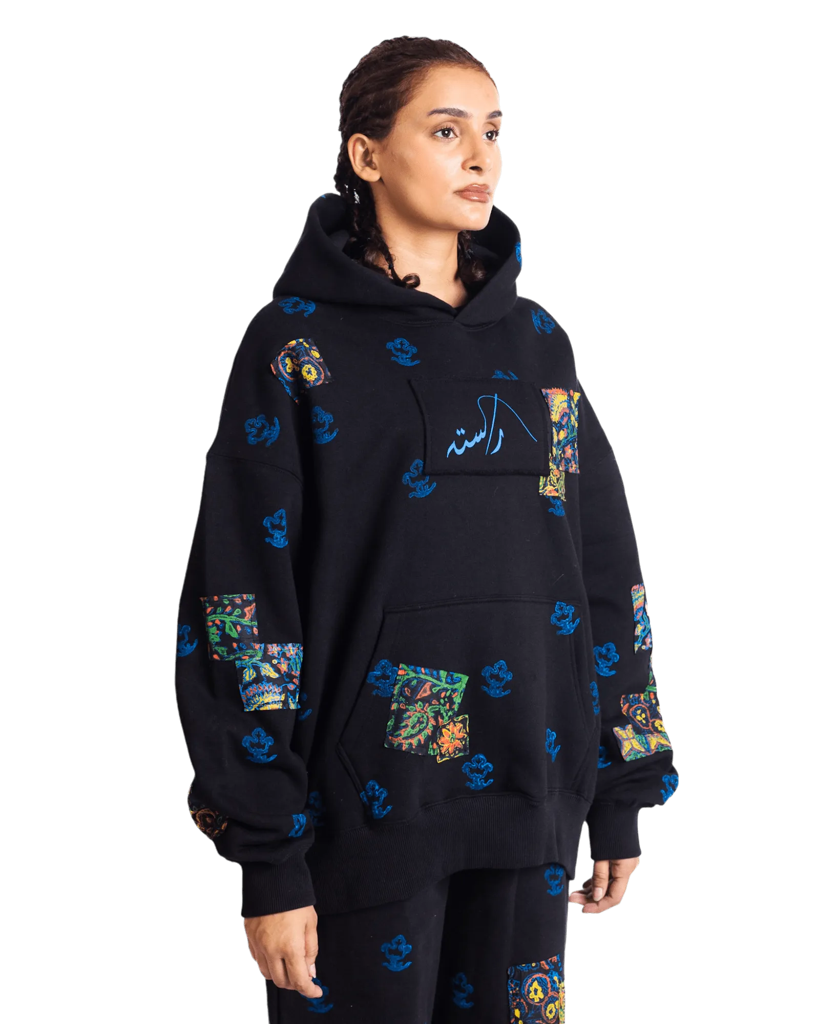 PATCHWORK BLOCKPRINT HOODIE V5