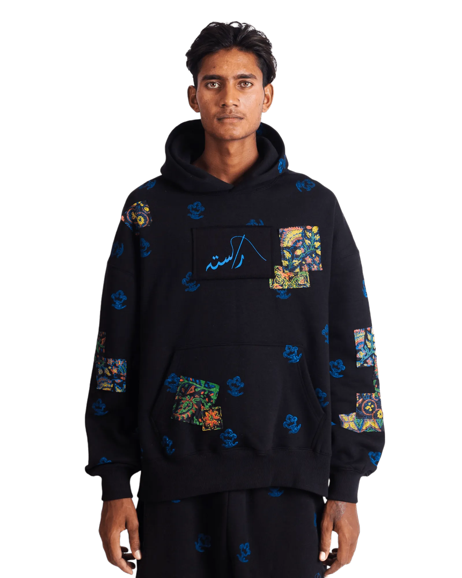 PATCHWORK BLOCKPRINT HOODIE V5