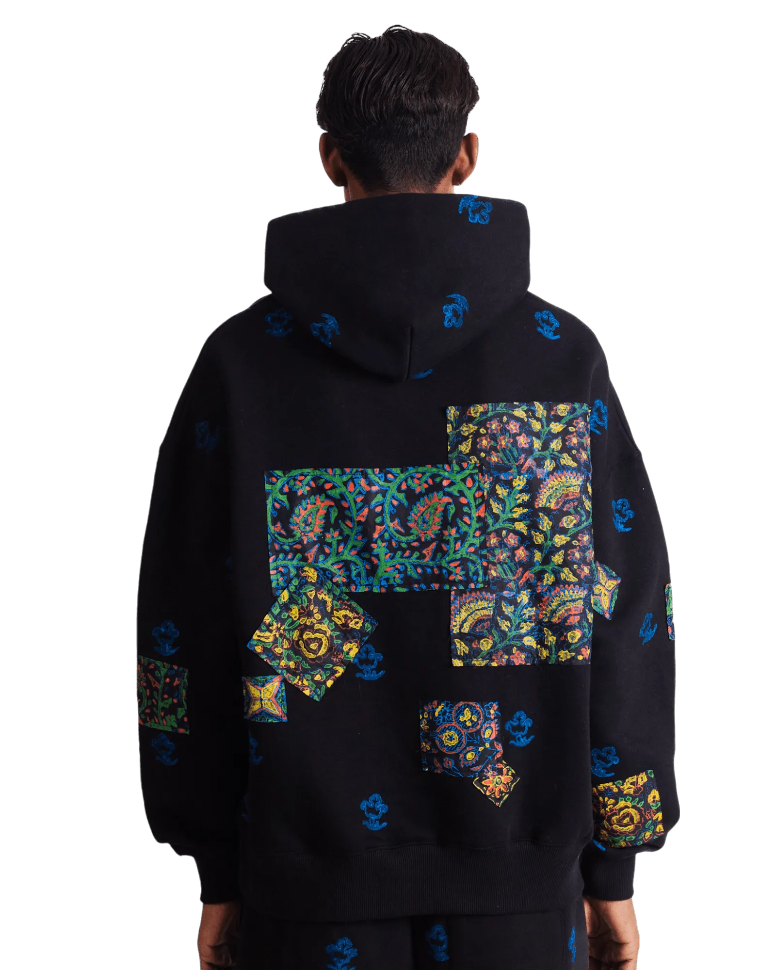 PATCHWORK BLOCKPRINT HOODIE V5