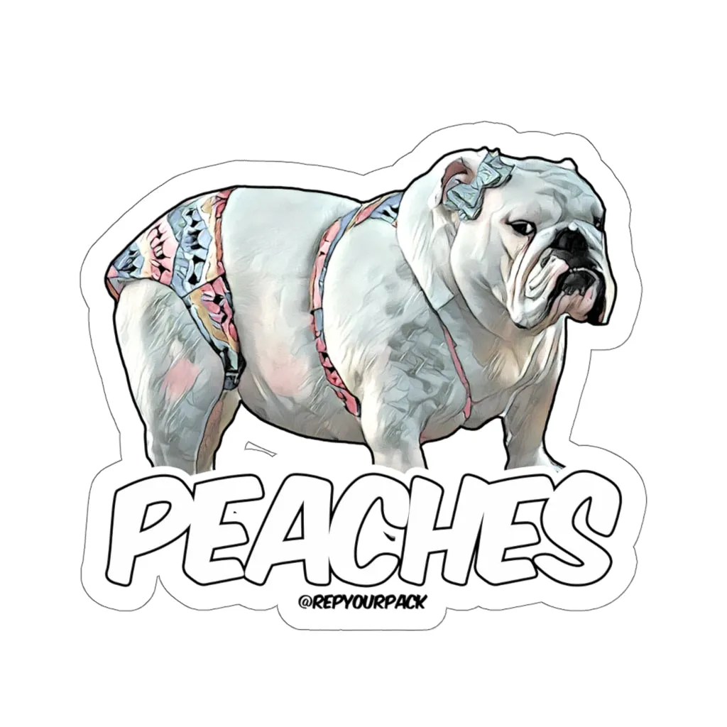 Peaches Bikini 1 Stickers