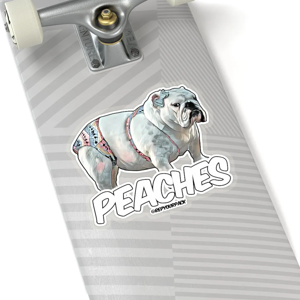 Peaches Bikini 1 Stickers