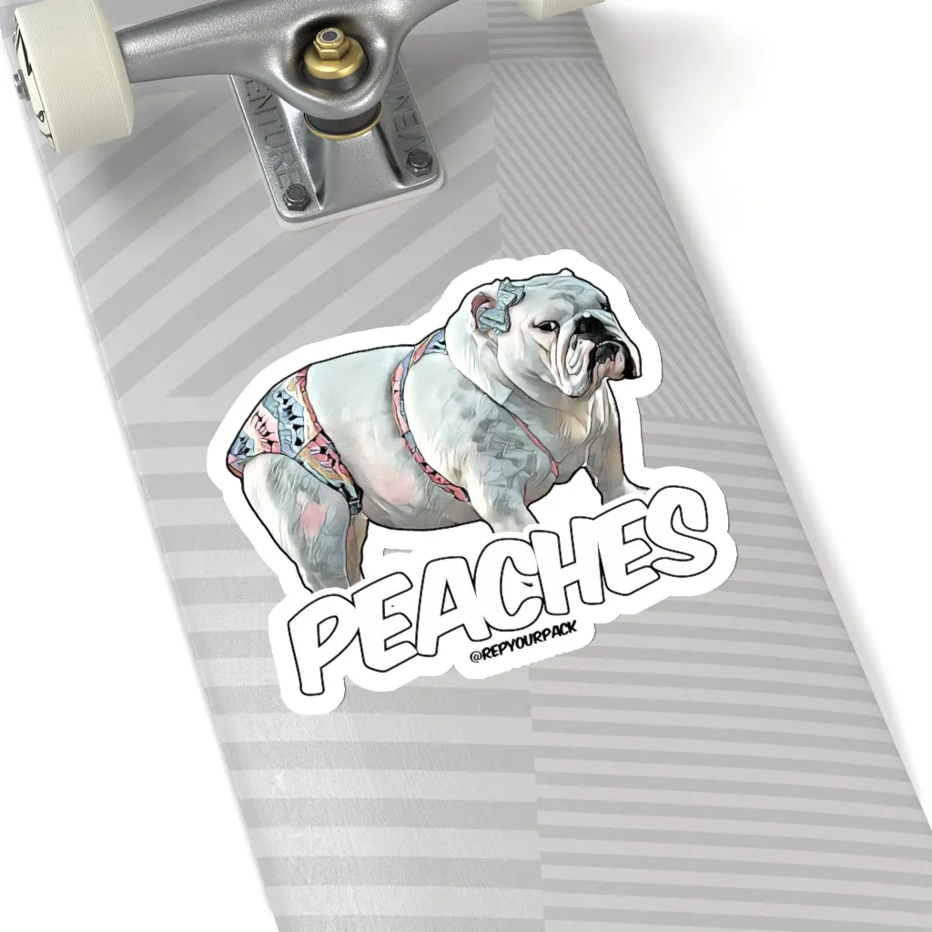 Peaches Bikini 1 Stickers