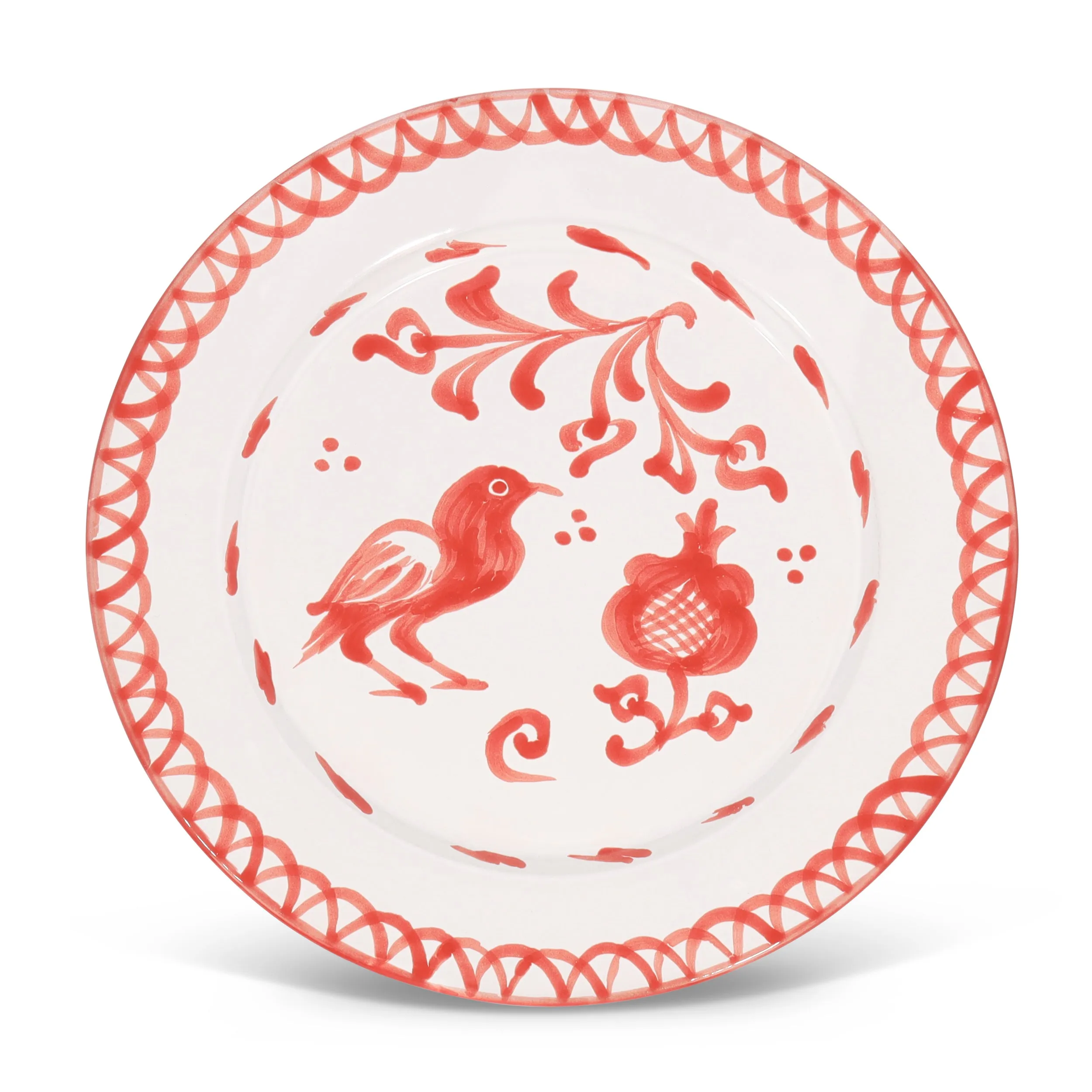 POMELO CASA Dinner plate with hand painted designs