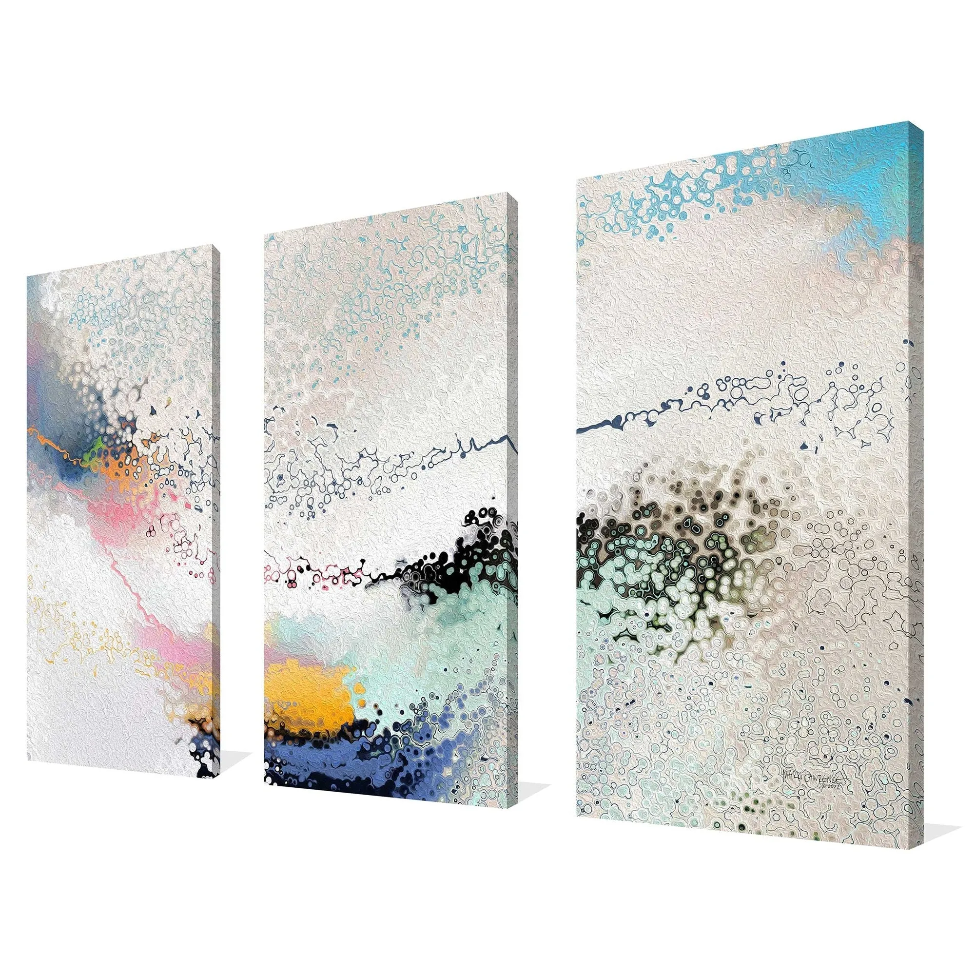 "1 Corinthians 2 12 Spiritual Understanding " 3 Piece Set on Canvas