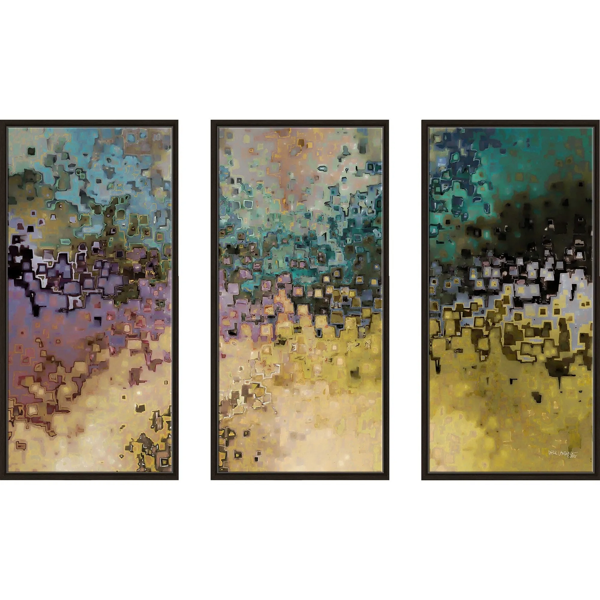 "1 John 3 2 IK" by Mark Lawrence Print on Floating Canvas Set of 3