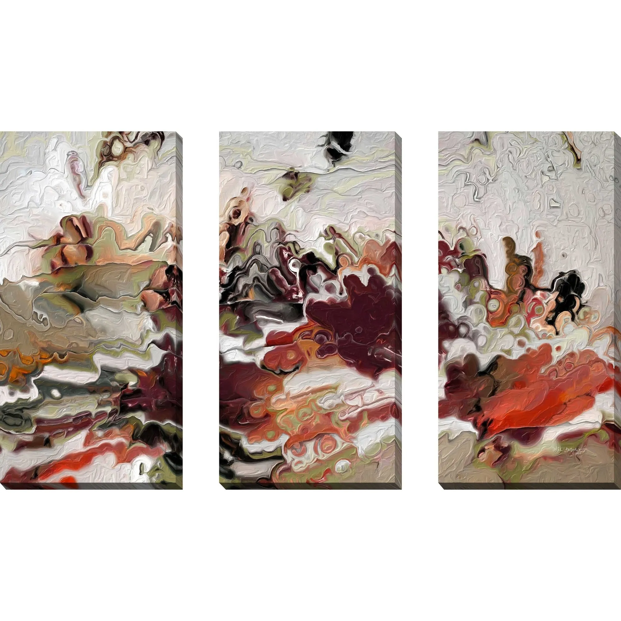 "1 Thessalonians 5 23 Learn To Live" 3 Piece Set on Canvas