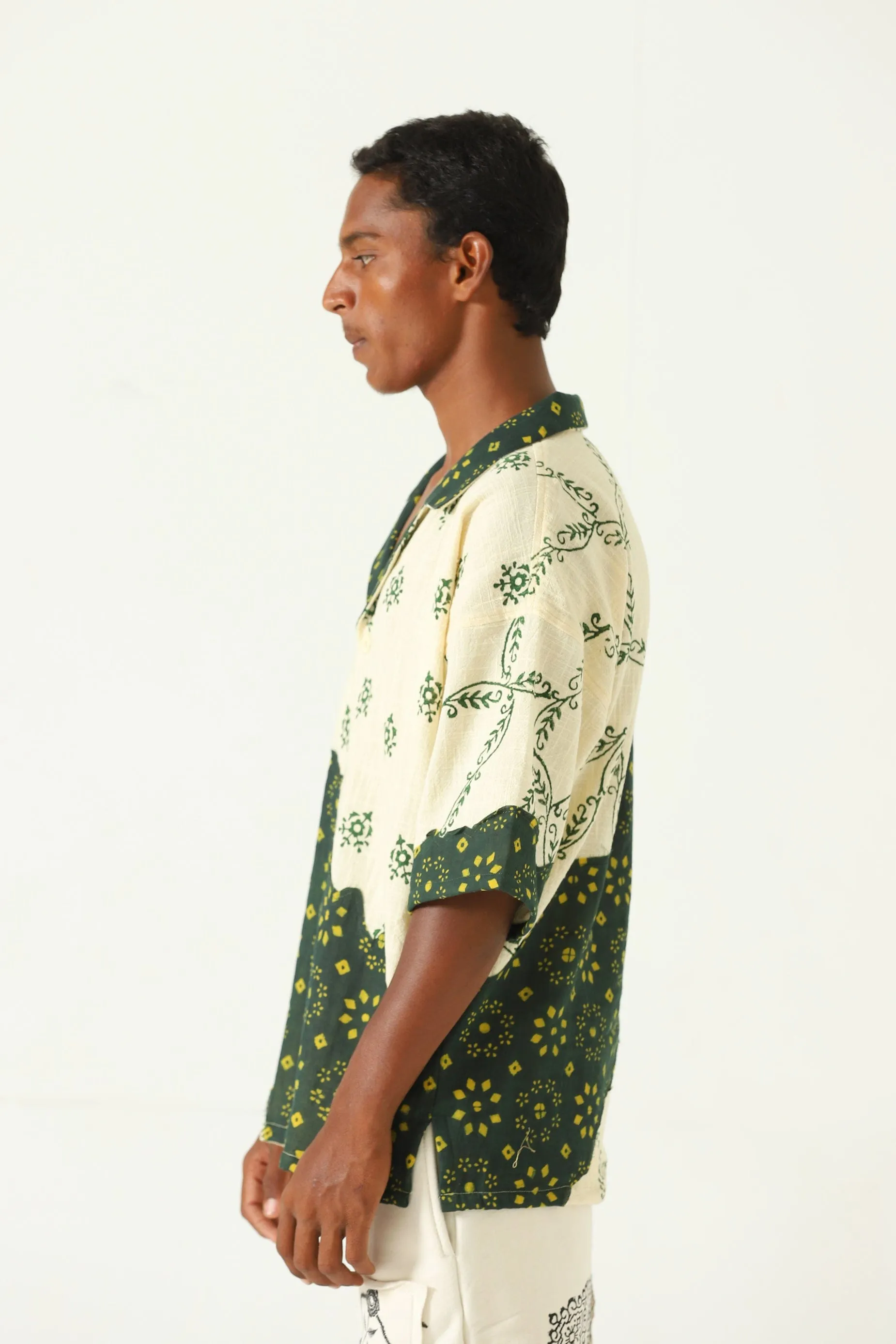 "RAJASTHAN" HAND BLOCK PRINT BUTTON DOWN