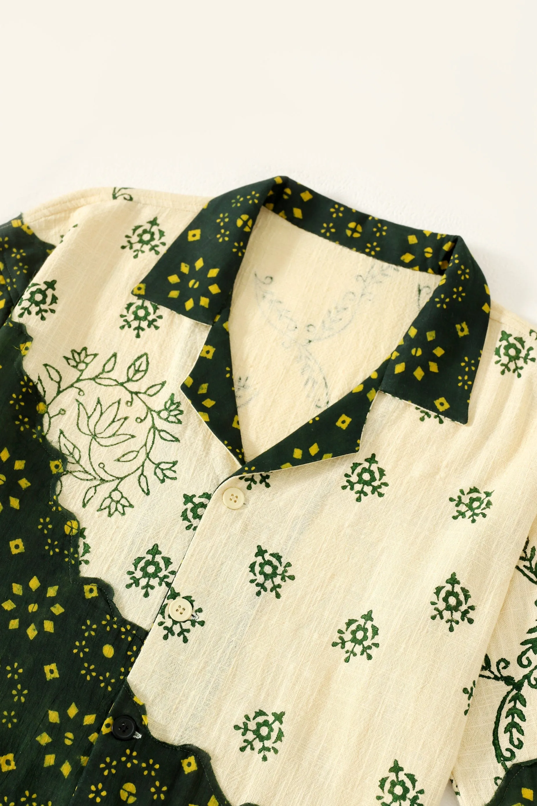 "RAJASTHAN" HAND BLOCK PRINT BUTTON DOWN