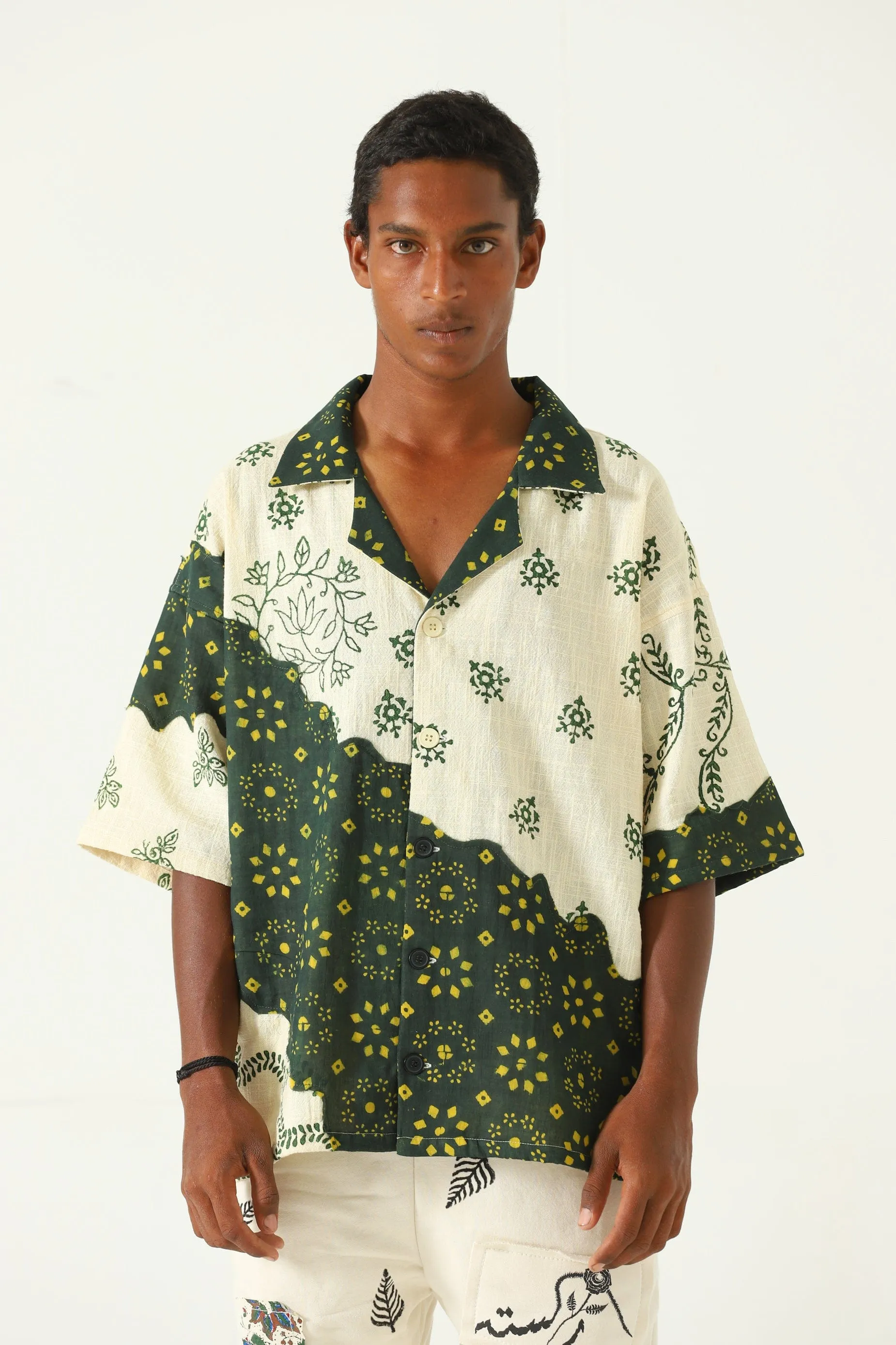 "RAJASTHAN" HAND BLOCK PRINT BUTTON DOWN