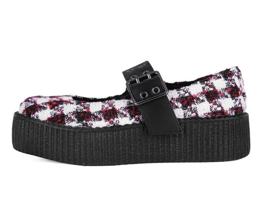 Red & White Checkered Mondo Mary Jane