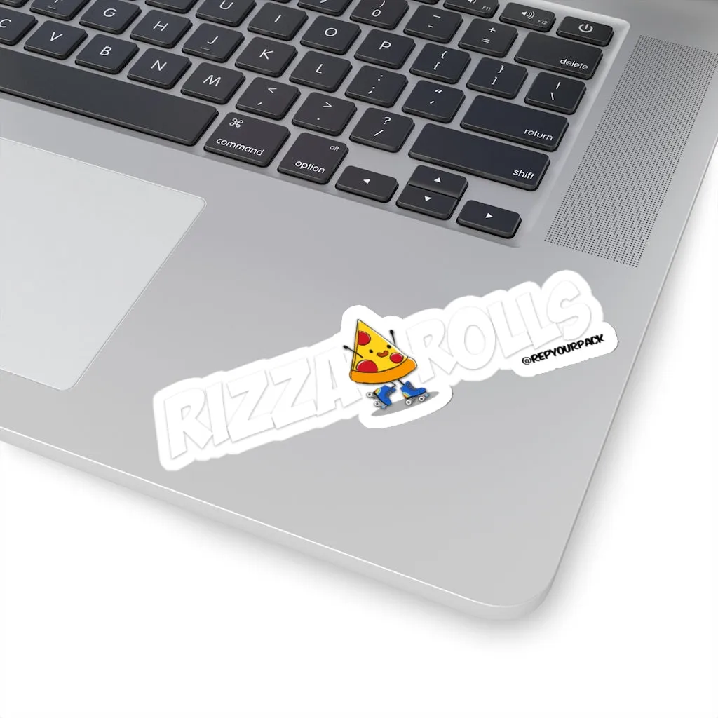 Rizza Rolls (White Text) Stickers