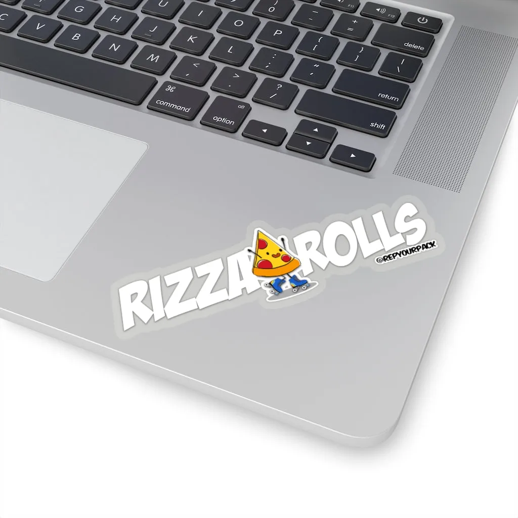 Rizza Rolls (White Text) Stickers