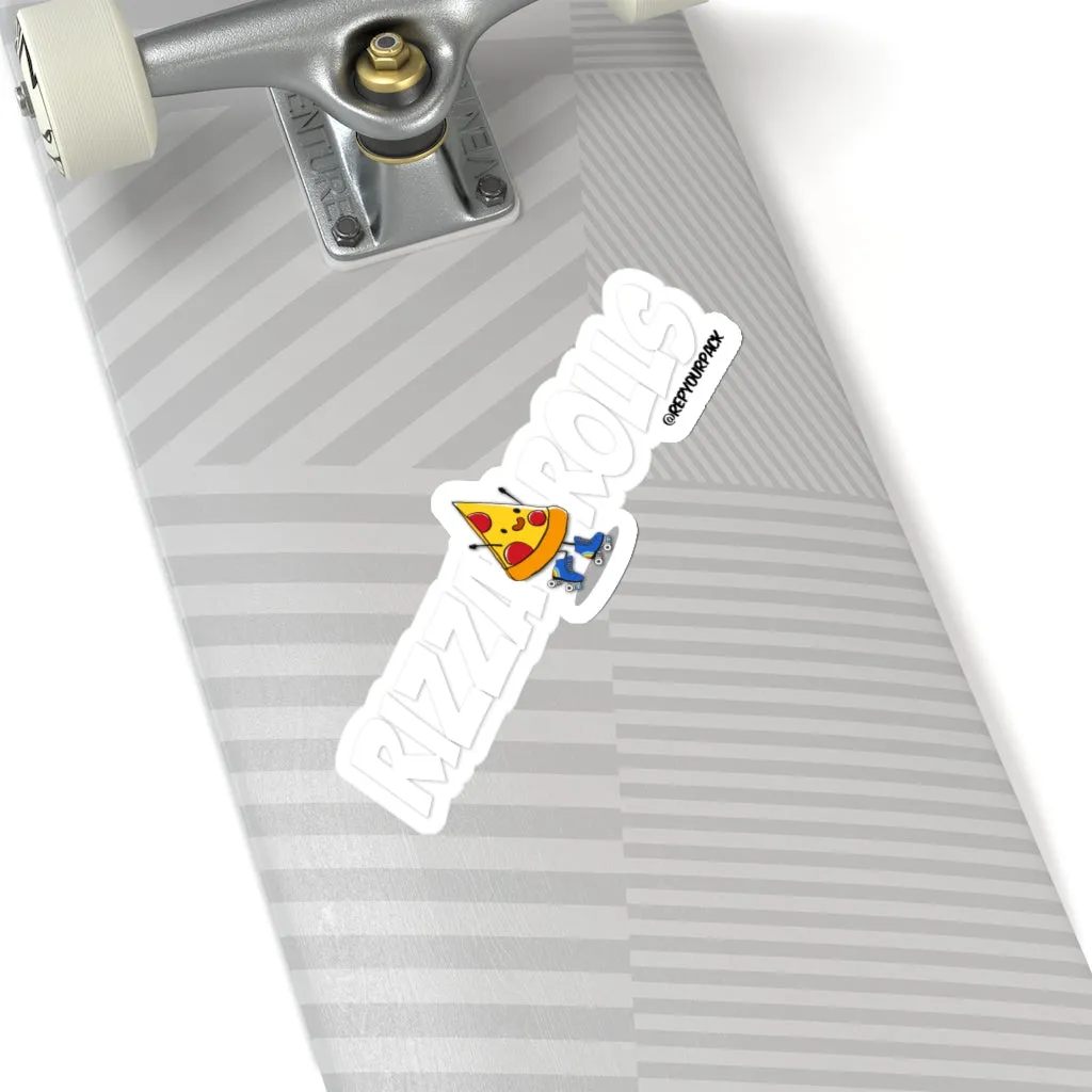 Rizza Rolls (White Text) Stickers