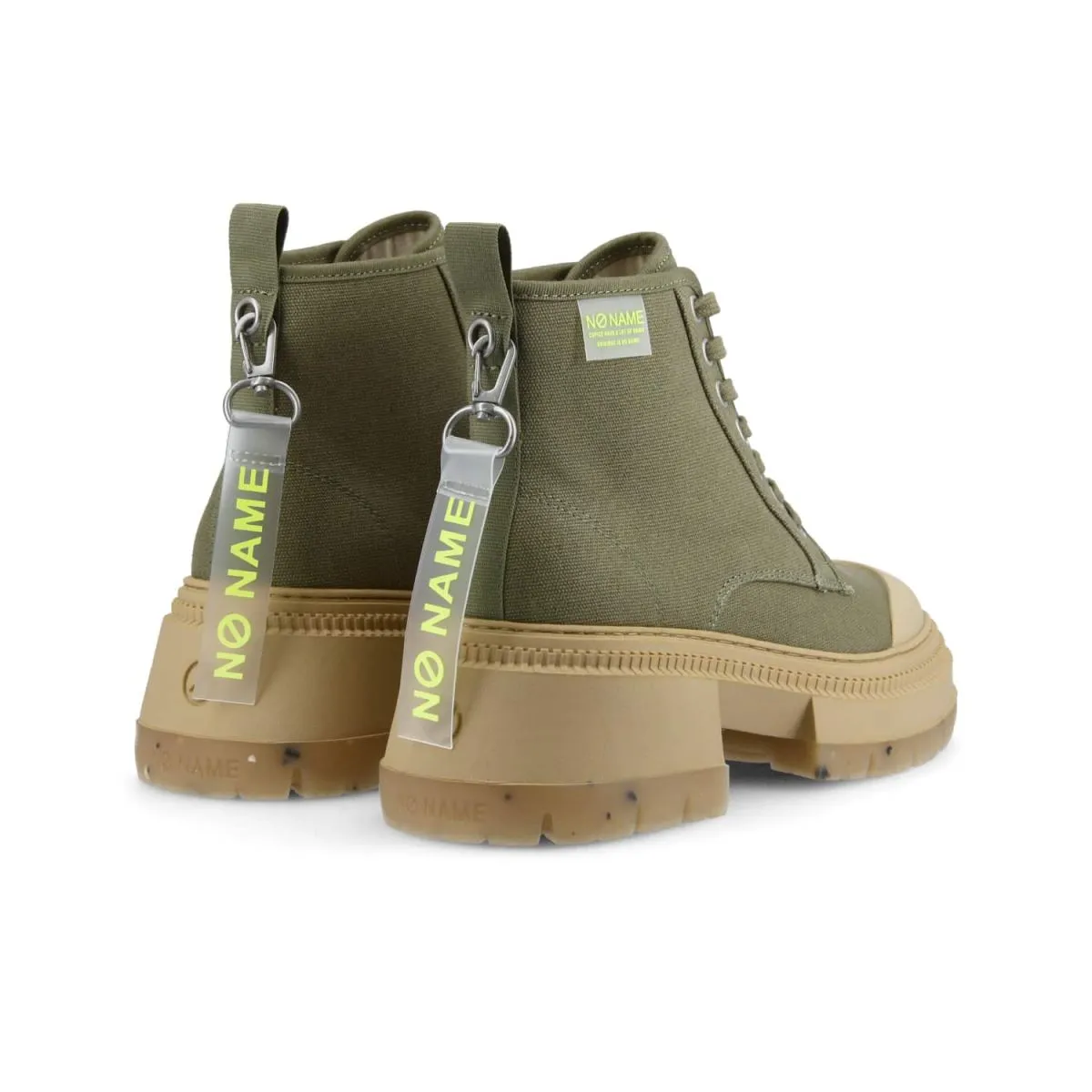 Strong Boots Canvas Recycled in Olive