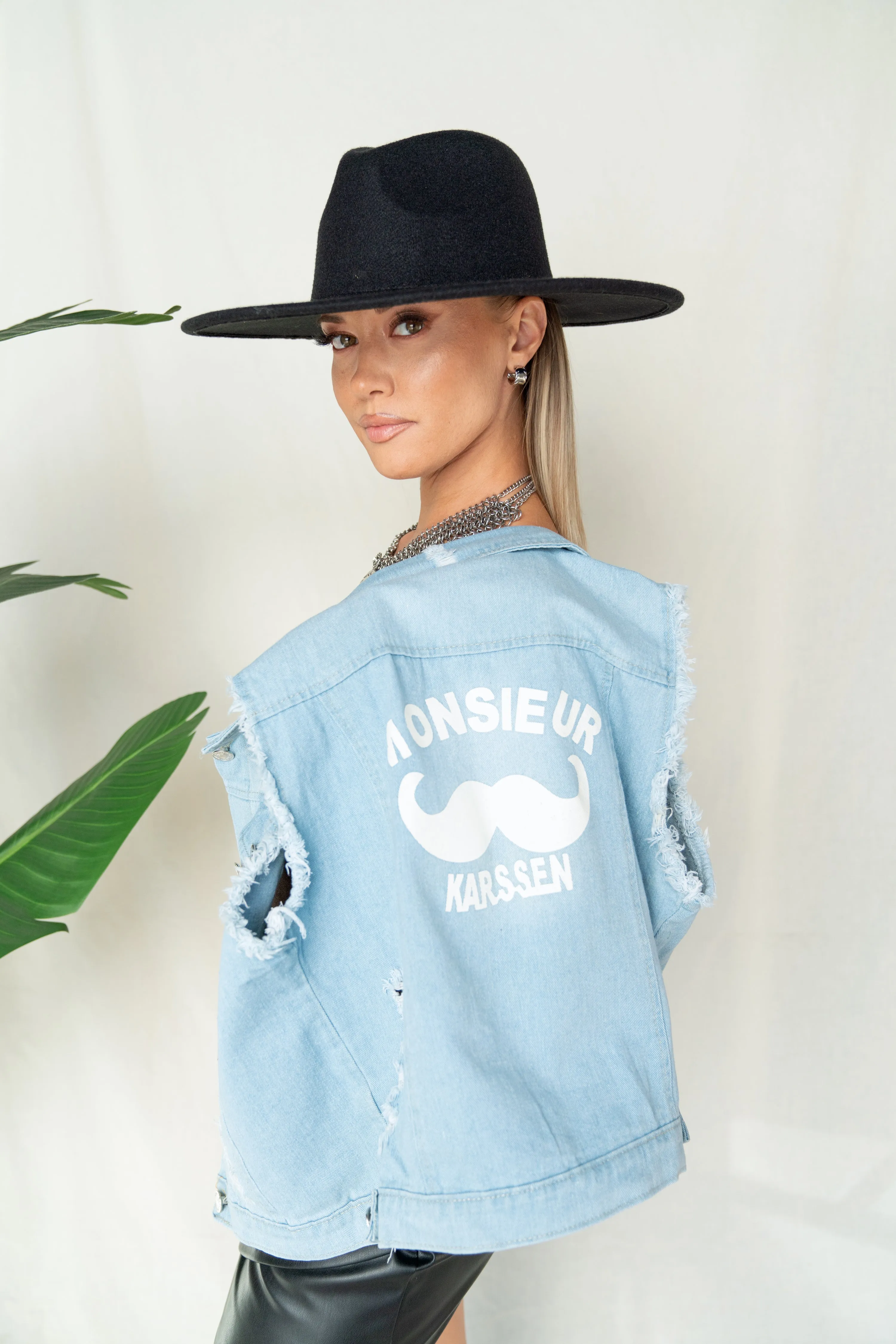 Summer Monsieur Denim Vest