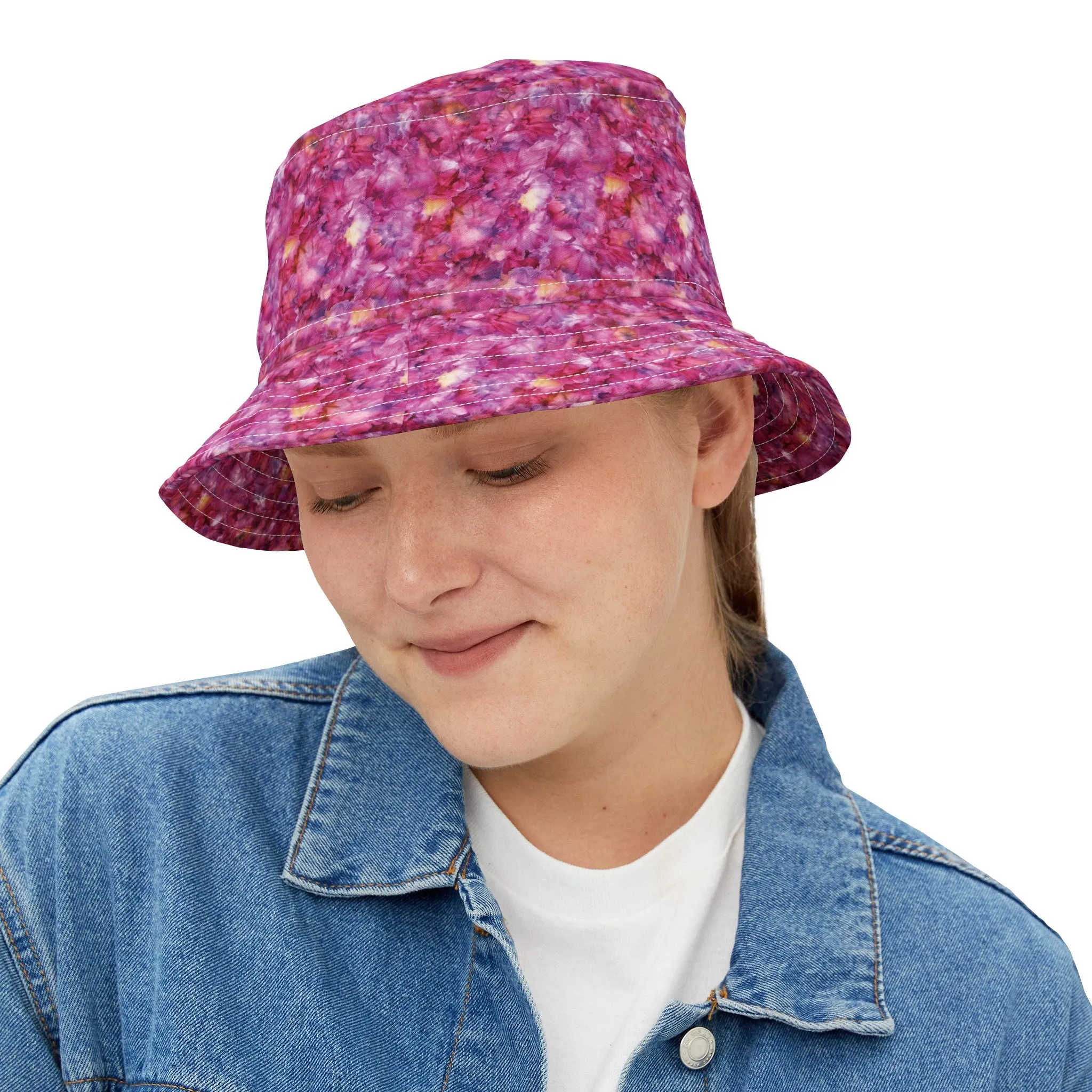 Sun Hat - Sunset Blush Pattern