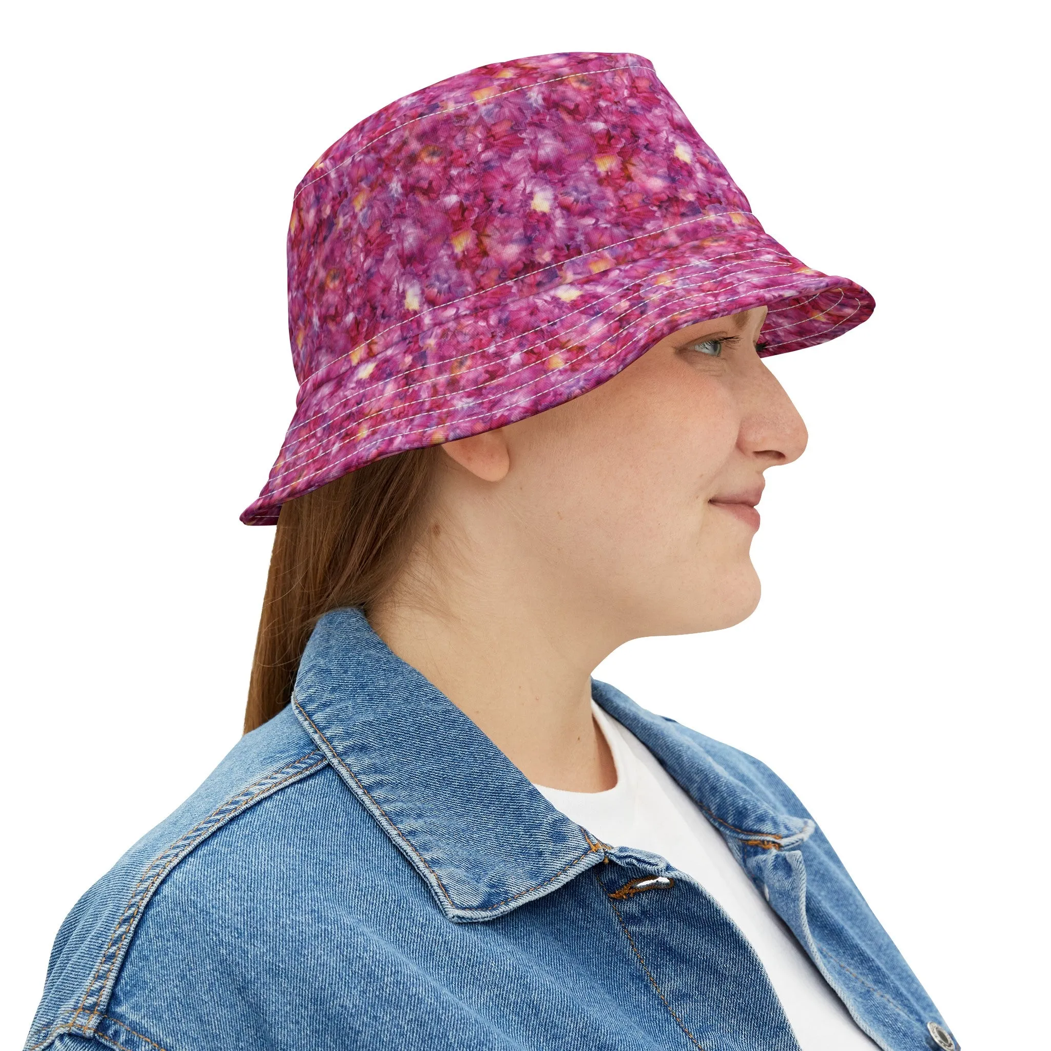 Sun Hat - Sunset Blush Pattern