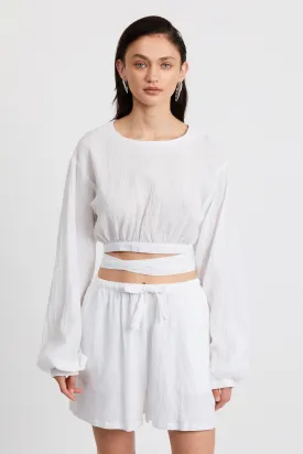 The Cloud Wrap Top