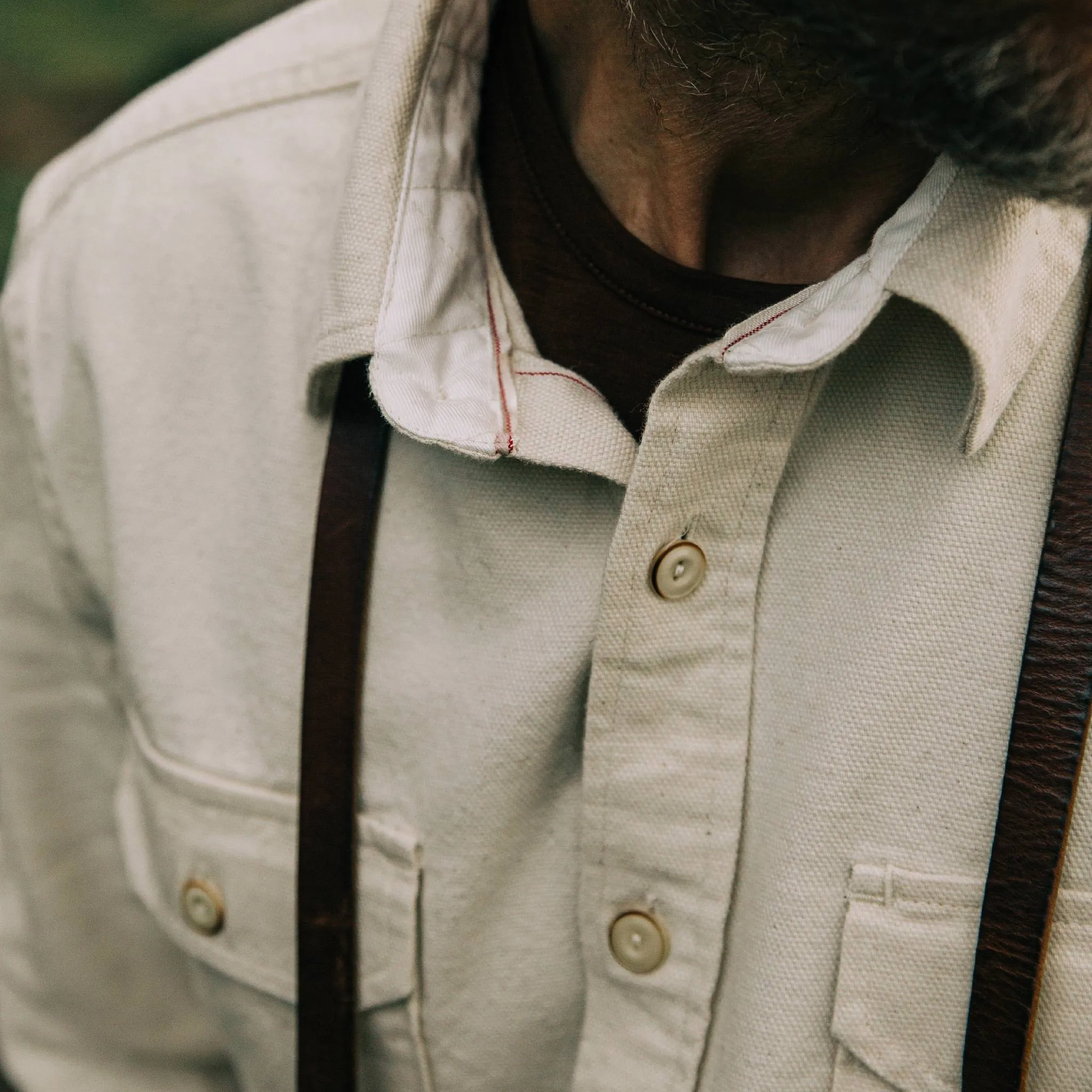 The Division Shirt in Natural Selvage