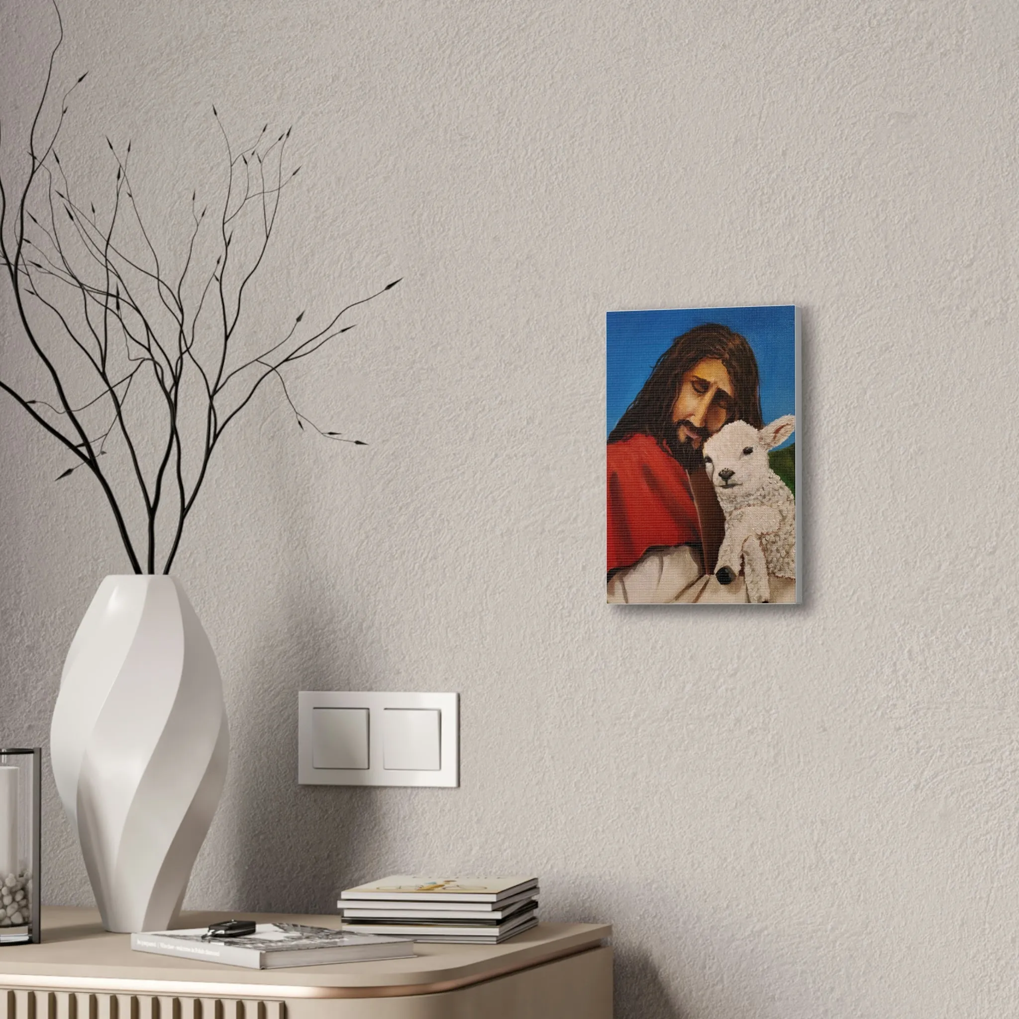 The Good Shepherd Canvas Stretched