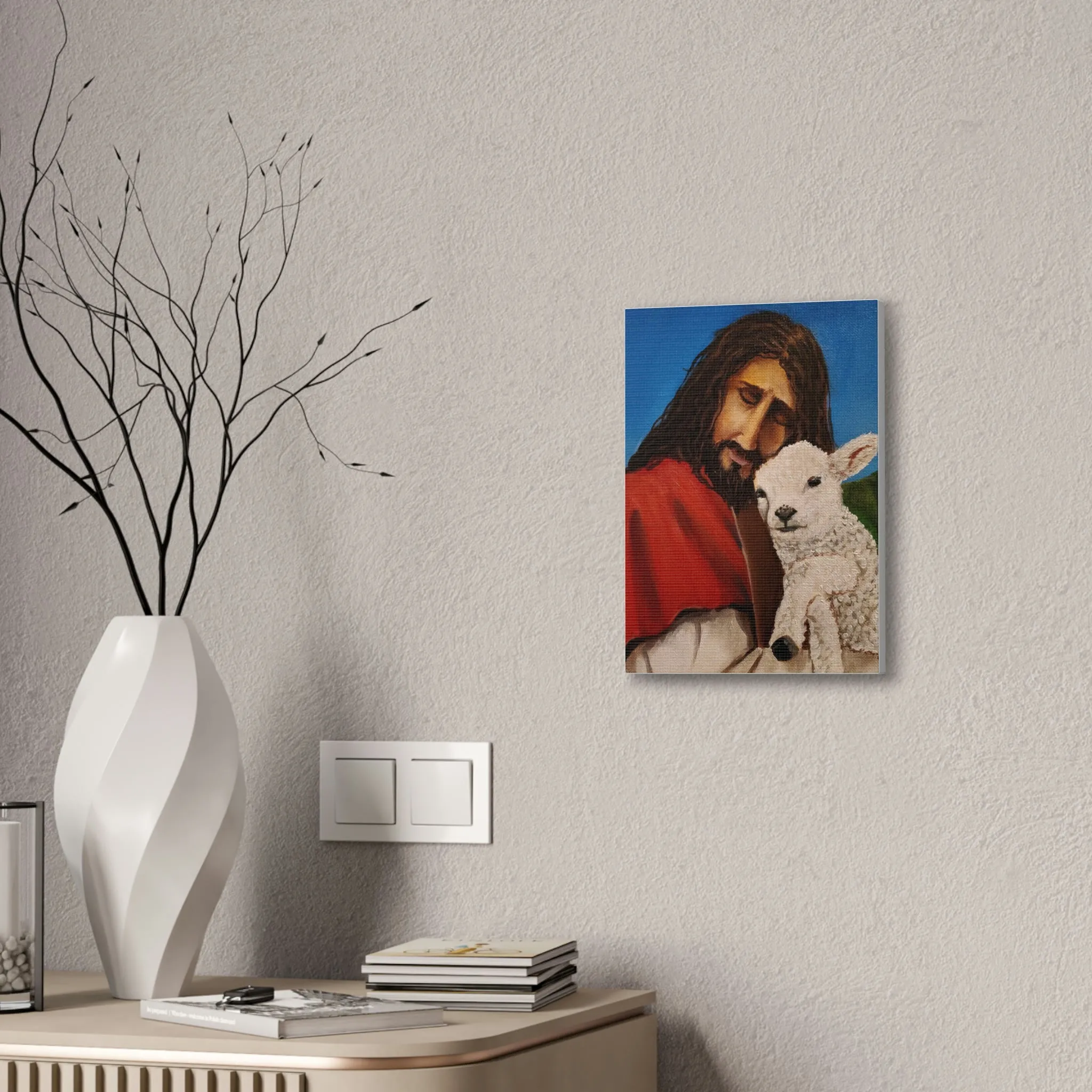 The Good Shepherd Canvas Stretched