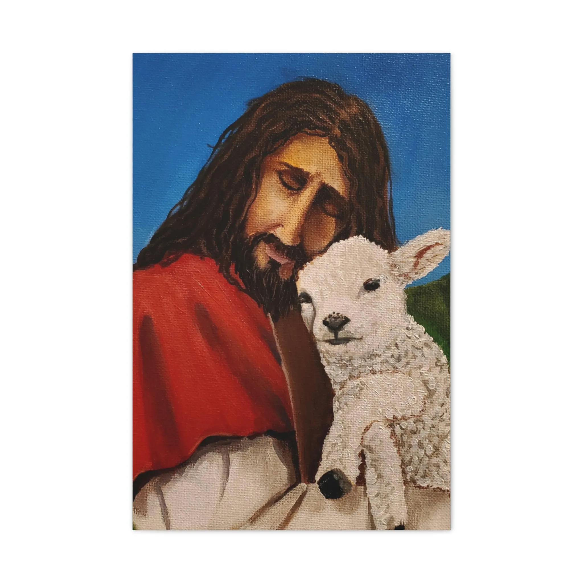 The Good Shepherd Canvas Stretched