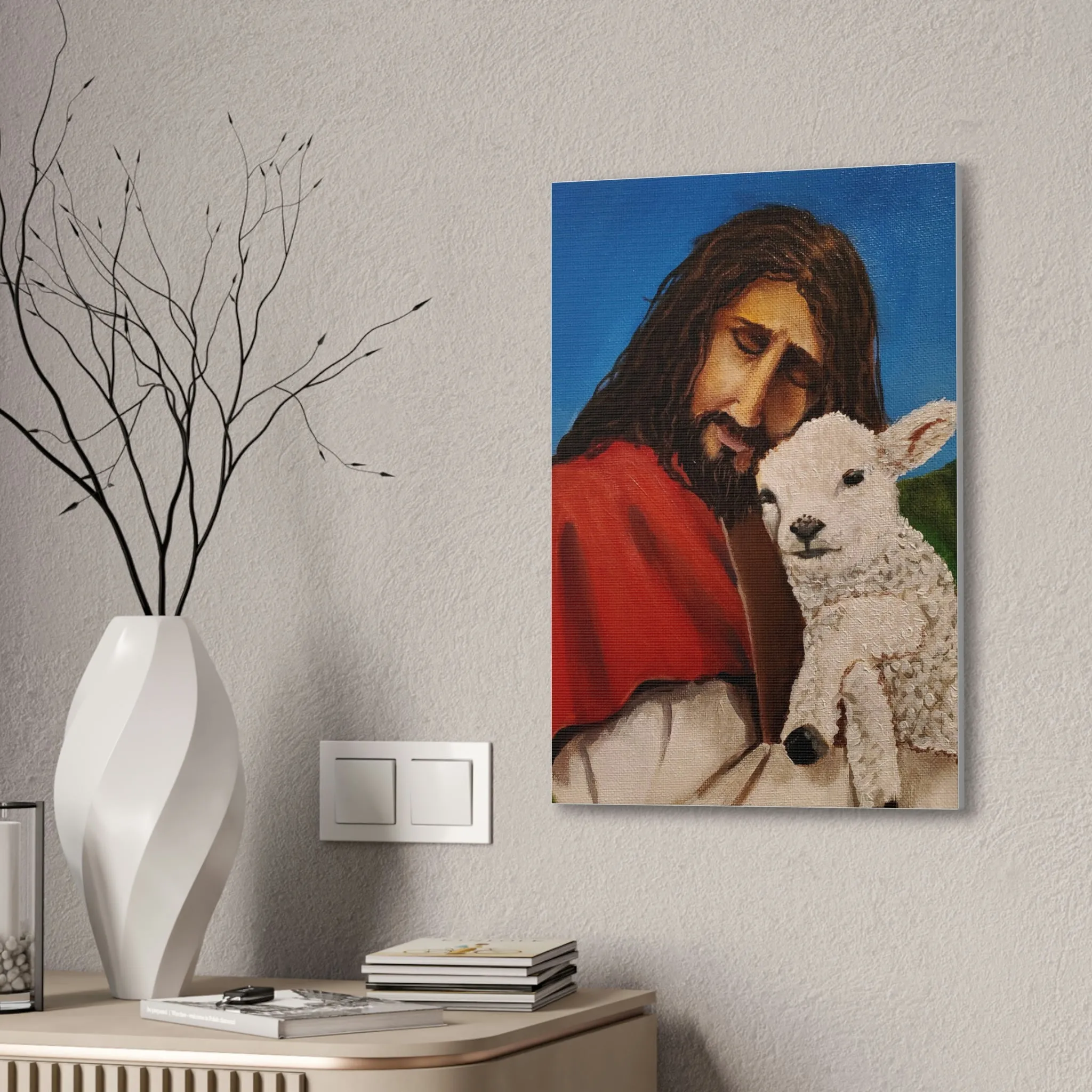 The Good Shepherd Canvas Stretched