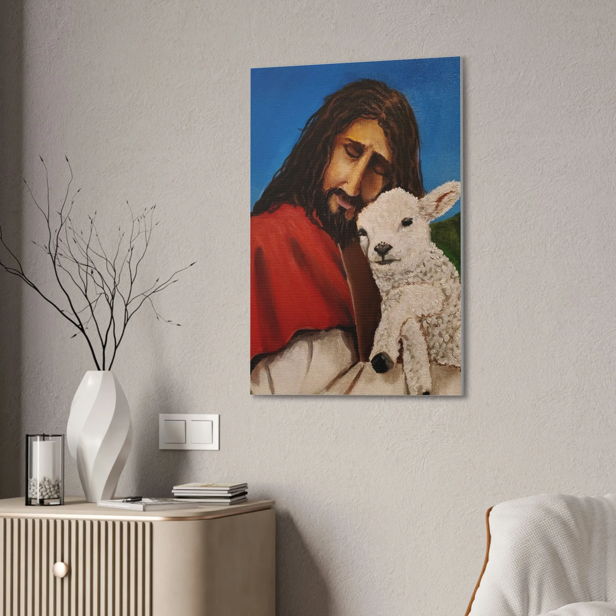 The Good Shepherd Canvas Stretched