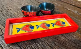 Three fish tray