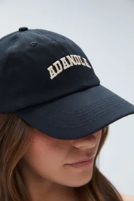 Varsity Cap -  Black/Nude