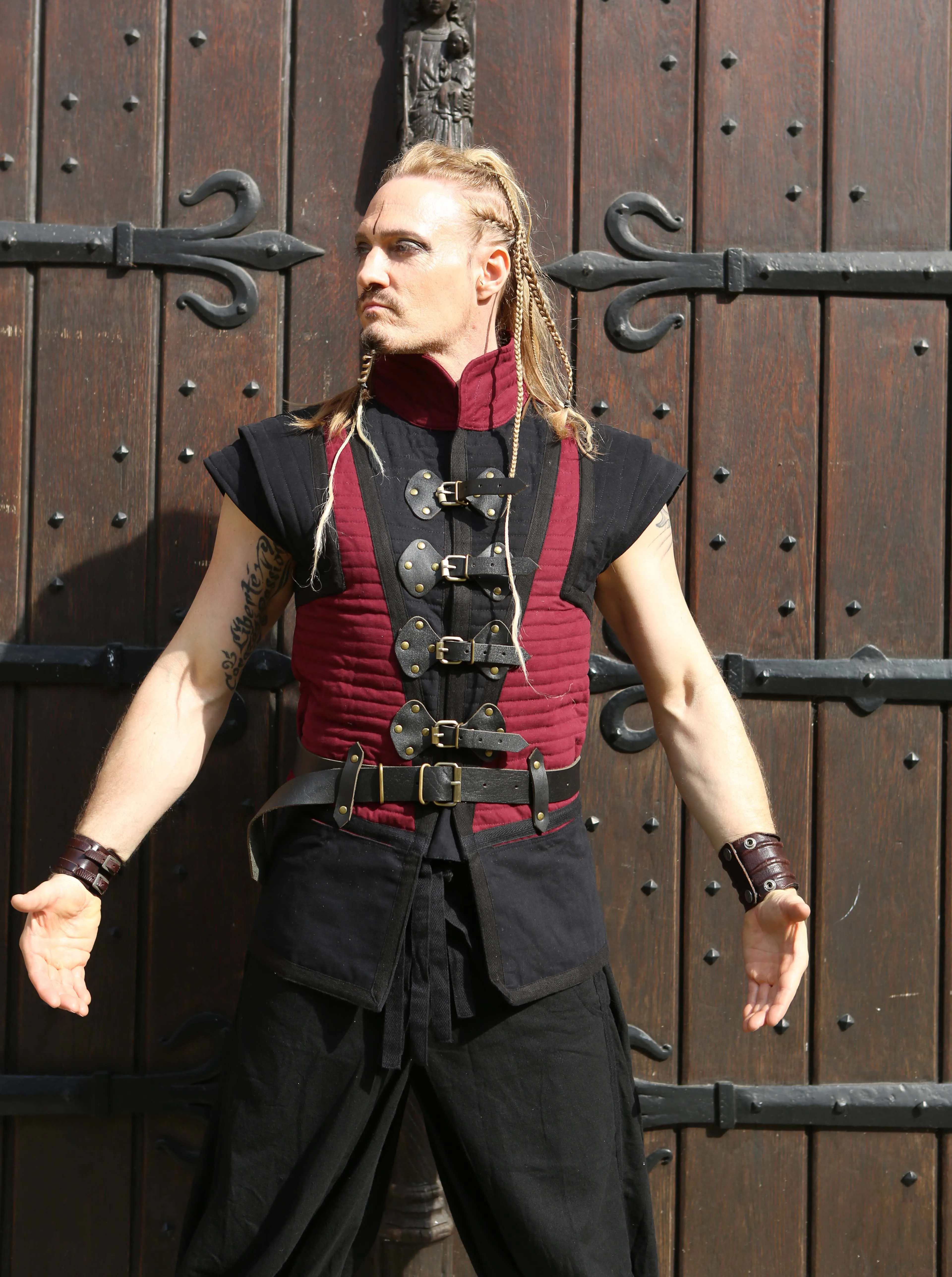 waistcoat man shoulderpads