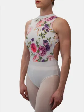 White Dance High Neck Leotard MP160