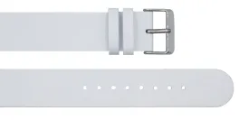 White Leather Strap - For Botanist Watches