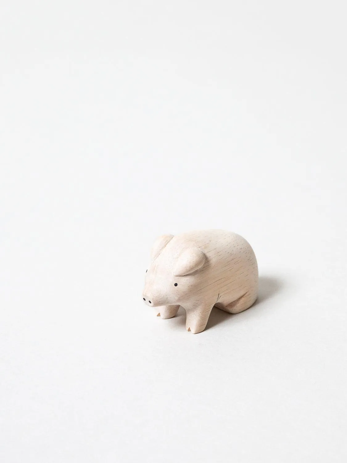 Wooden Animal - Pig